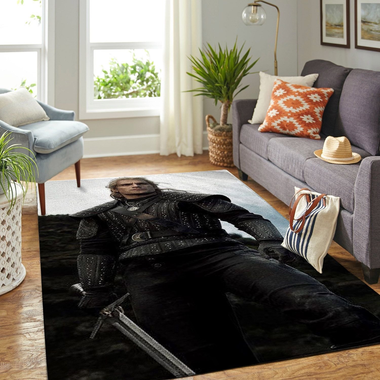 Amazon The Witcher Geralt Netflix Movie Living Room Area Rug