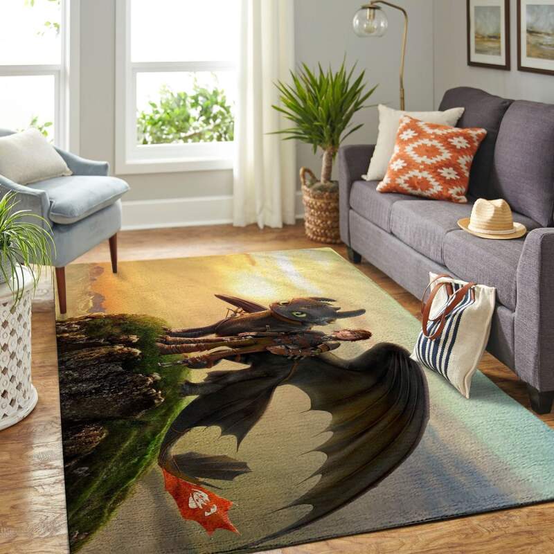 Amazon Toothless And Hiccup Living Room Area Rug 6 Amazon Toothless And Hiccup Living Room Area Rug