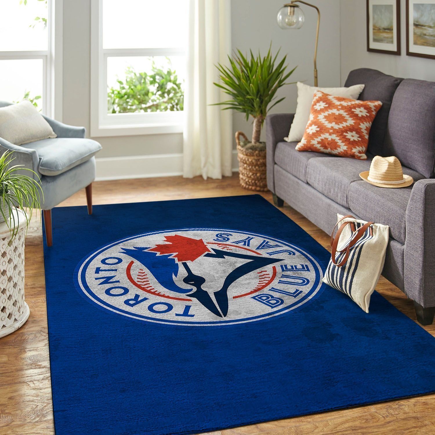 Amazon Toronto Blue Jays Living Room Area Rug