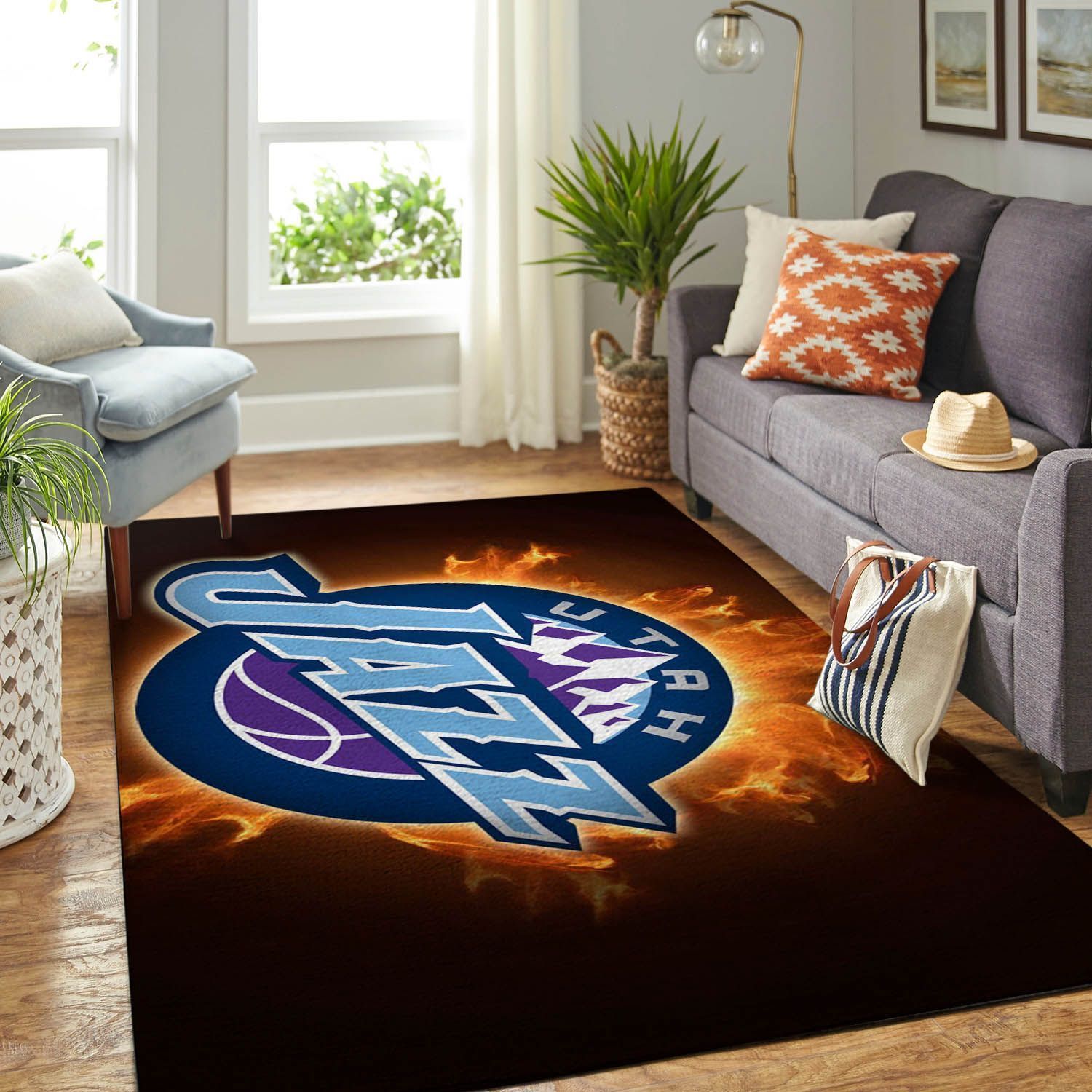 Amazon Utah Jazz Living Room Area Rug