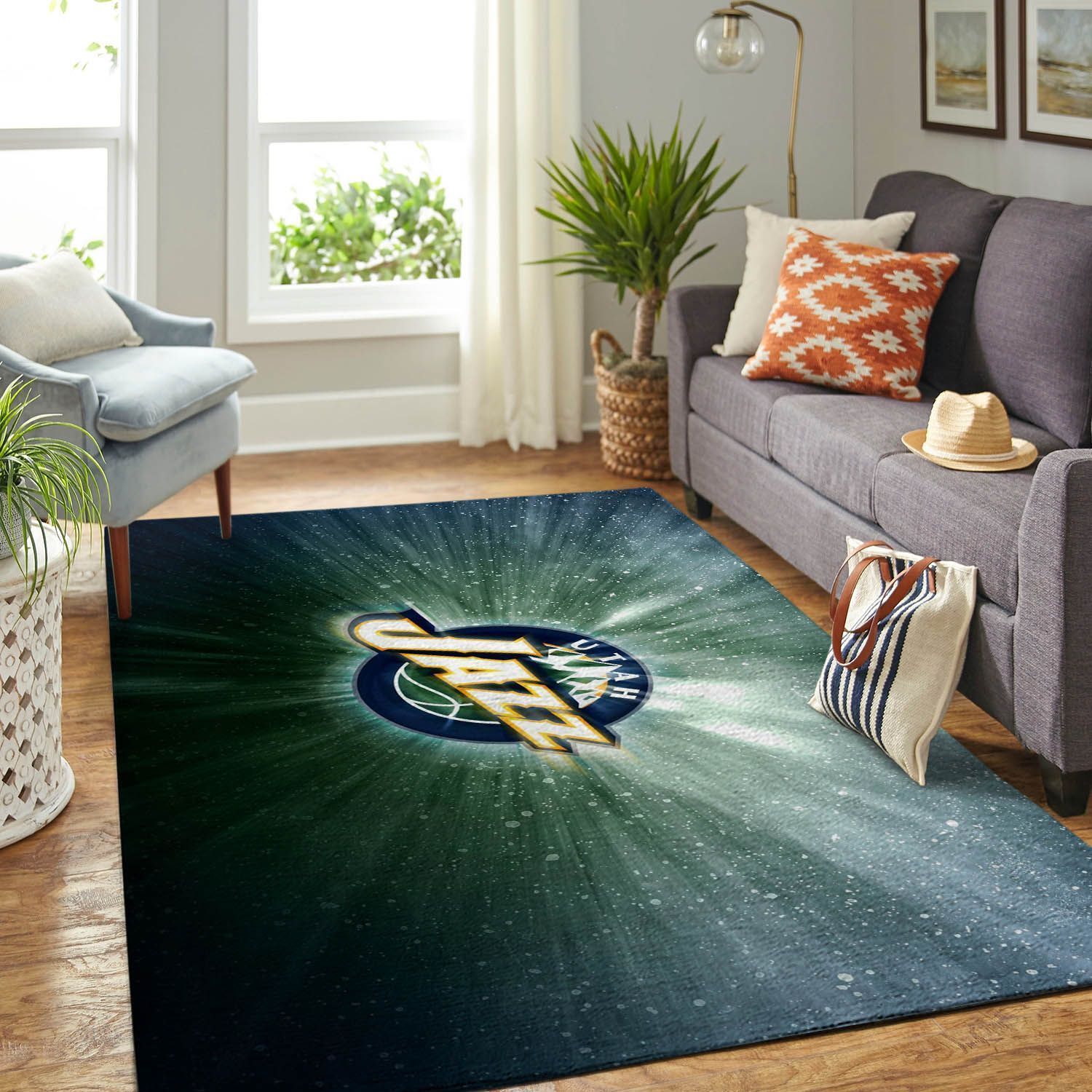 Amazon Utah Jazz Living Room Area Rug