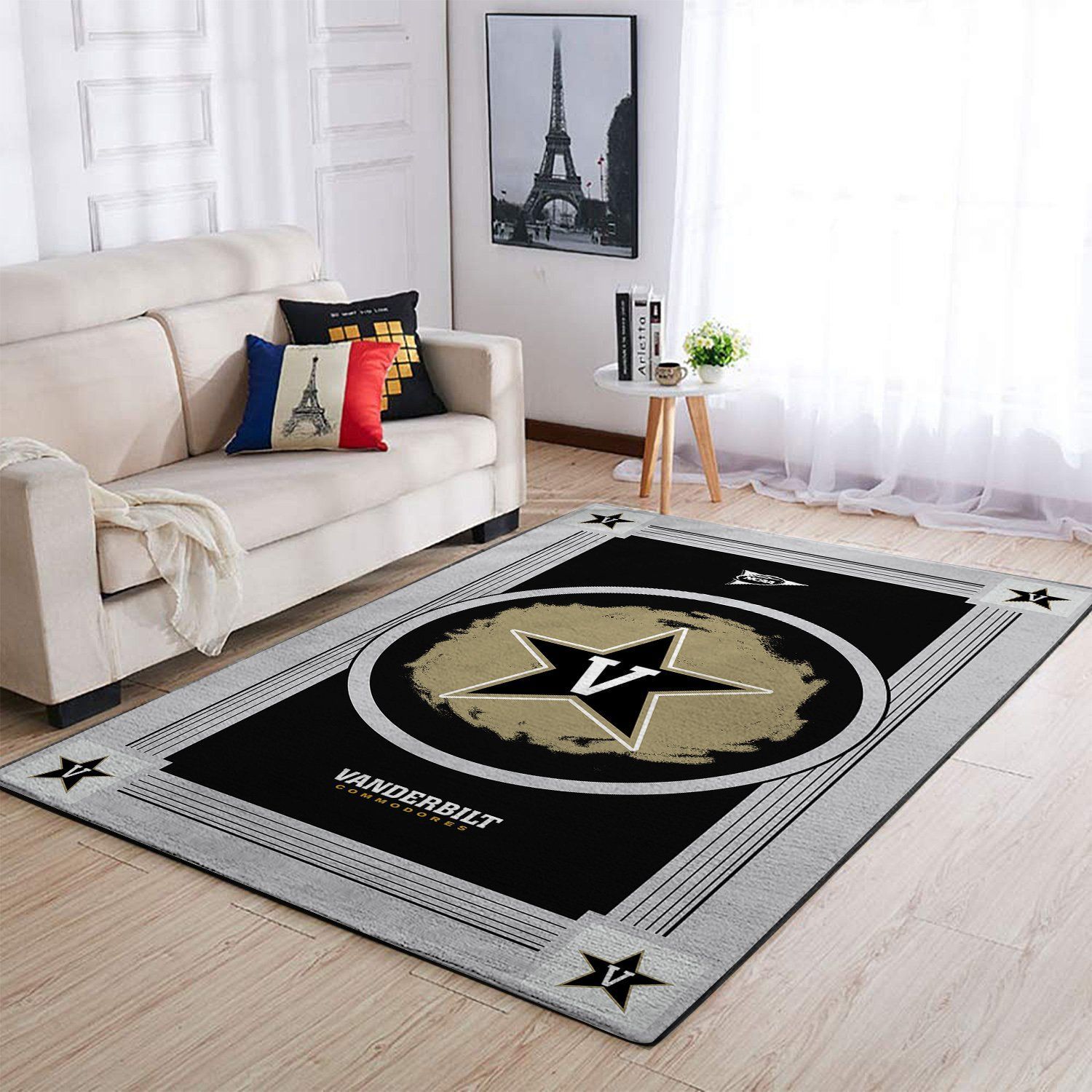 Amazon Vanderbilt Commodores Living Room Area Rug 4 Amazon Vanderbilt Commodores Living Room Area Rug