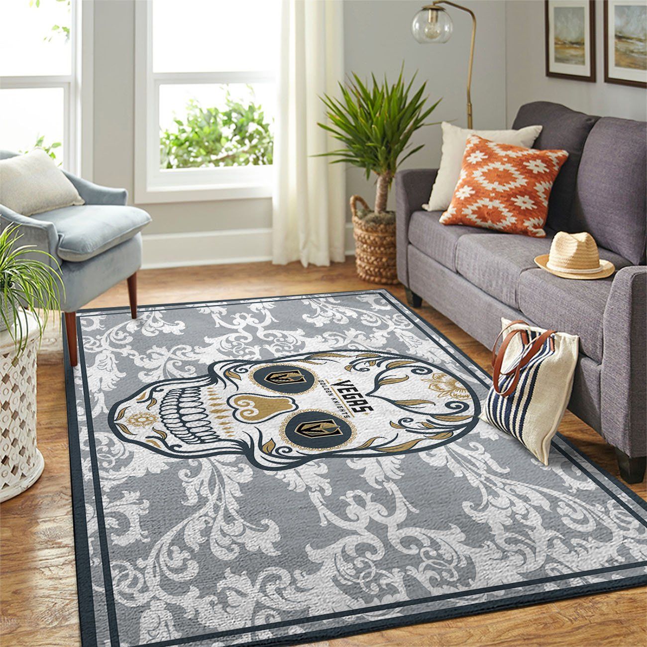 Amazon Vegas Golden Knights Living Room Area Rug