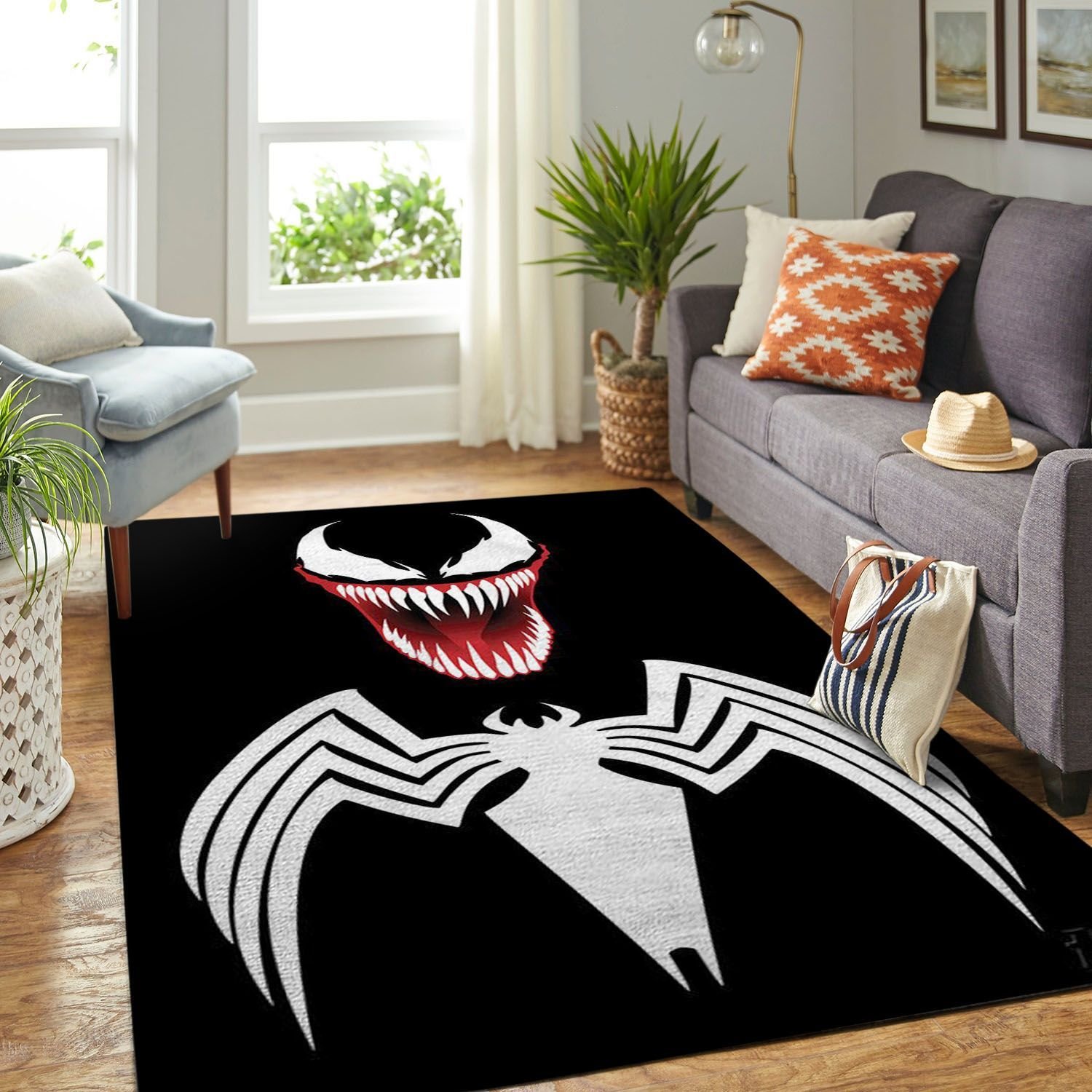 Amazon Venom Living Room Area Rug 2 Amazon Venom Living Room Area Rug