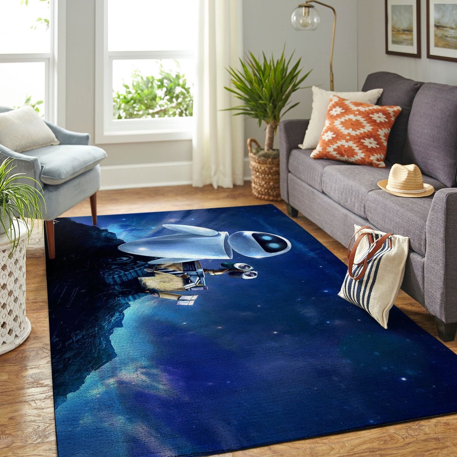 Wall-E Disney Movie Living Room Area Rug 2 Wall-E Disney Movie Living Room Area Rug