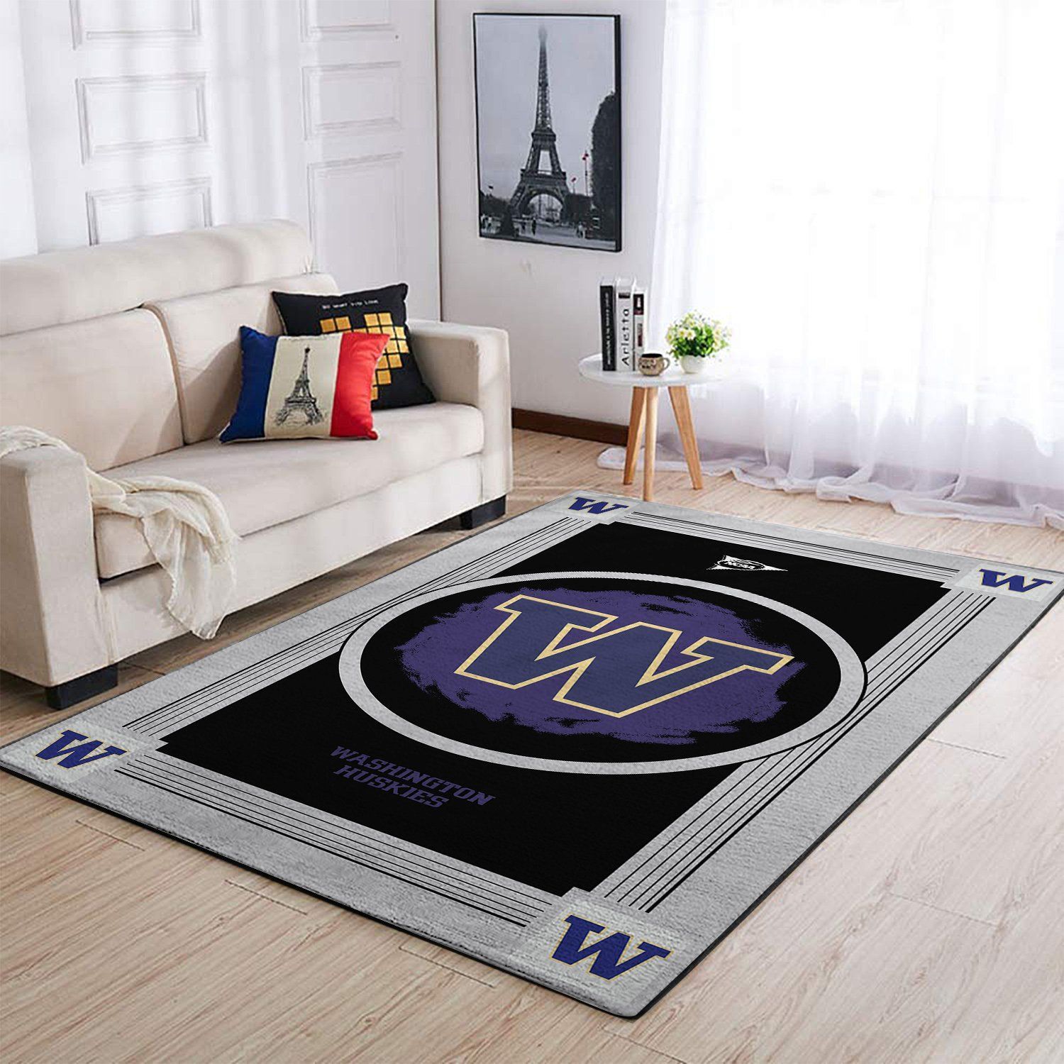 Amazon Washington Huskies Living Room Area Rug