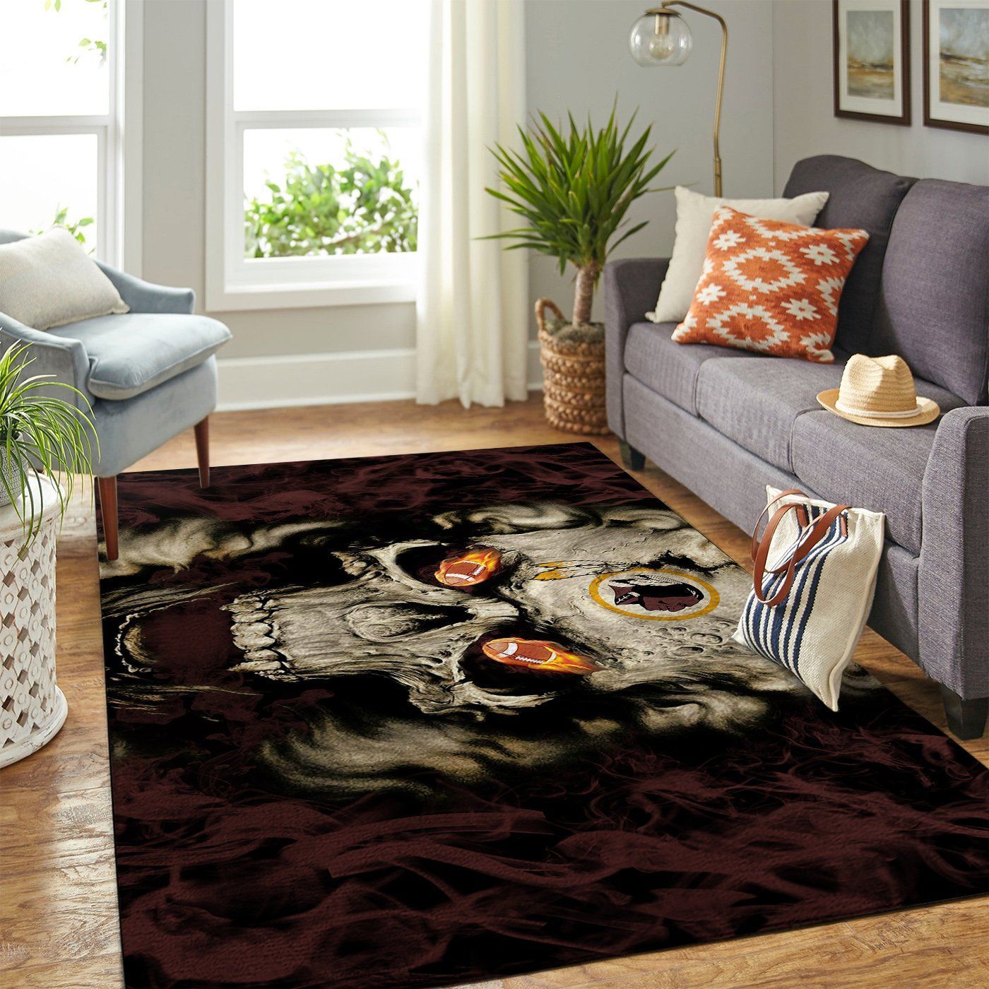 Amazon Washington Redskins Living Room Area Rug