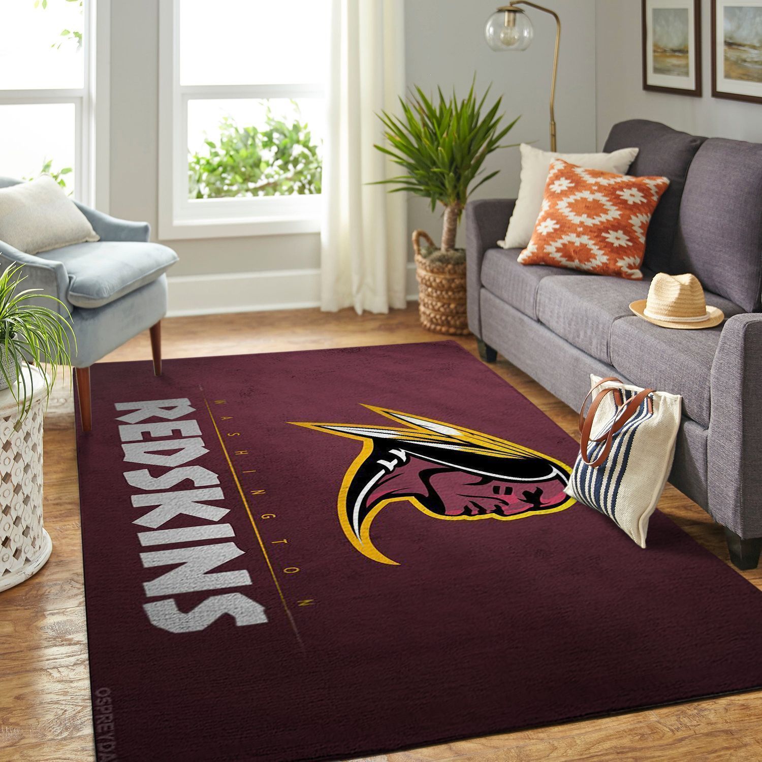 Amazon Washington Redskins Living Room Area Rug
