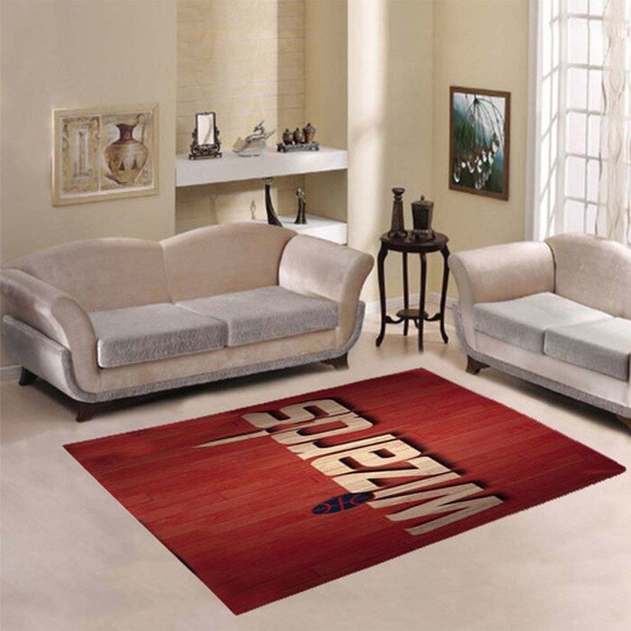 Amazon Washington Wizards Living Room Area Rug