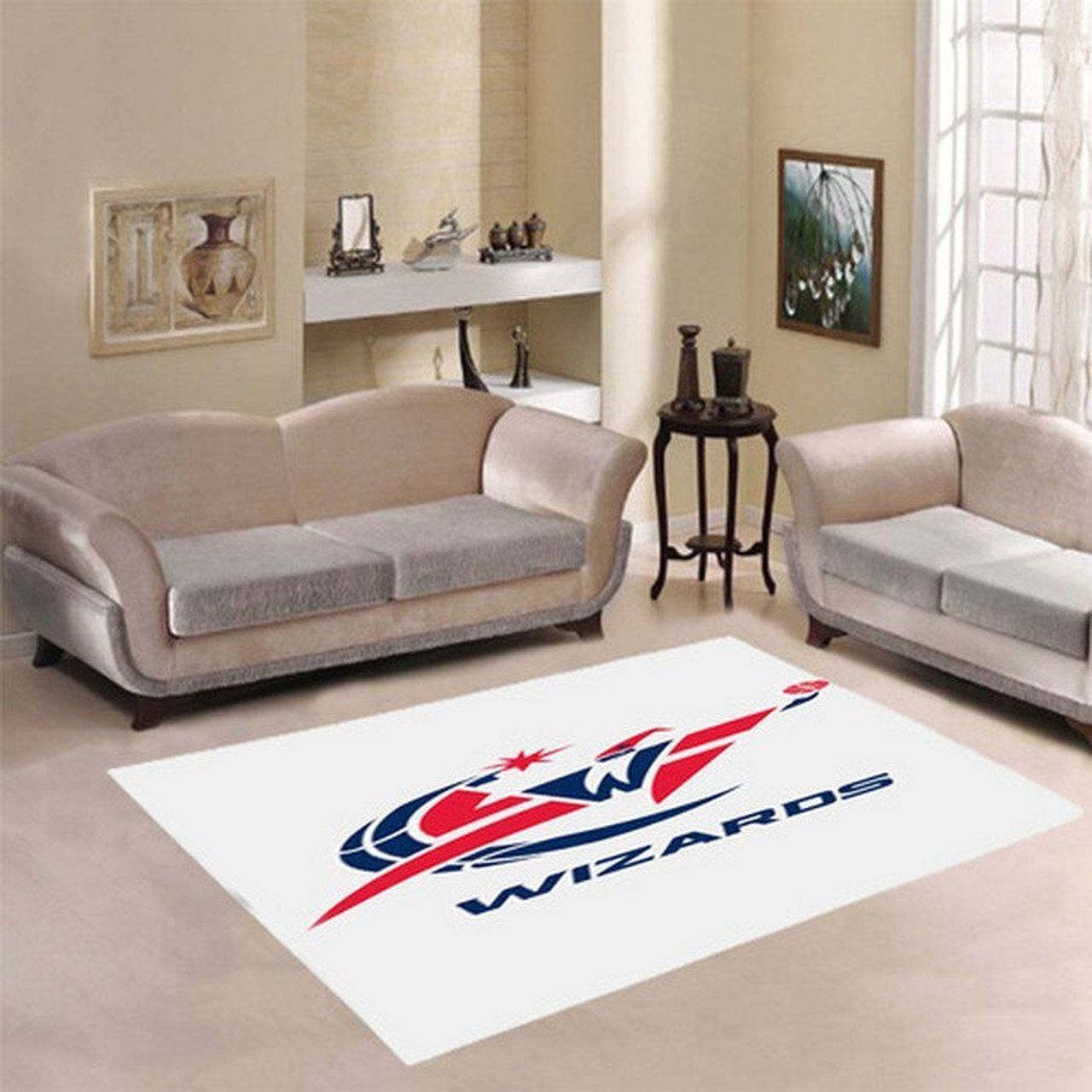 Amazon Washington Wizards Living Room Area Rug
