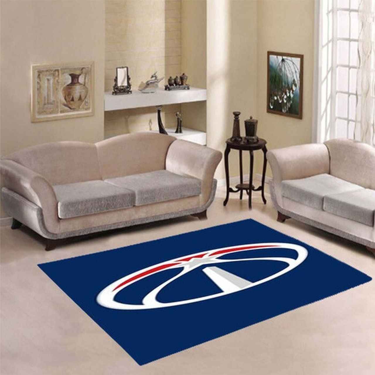 Amazon Washington Wizards Living Room Area Rug