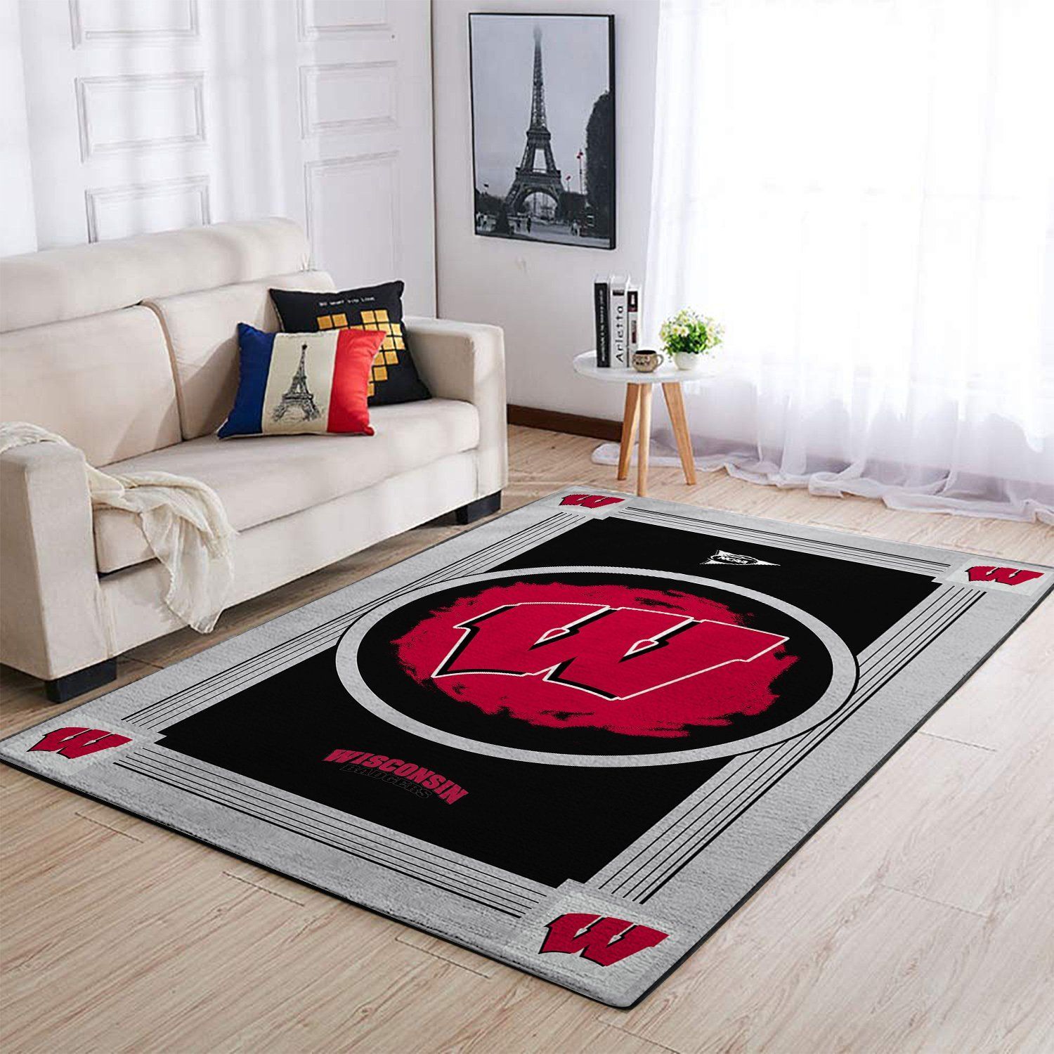 Amazon Wisconsin Badgers Living Room Area Rug