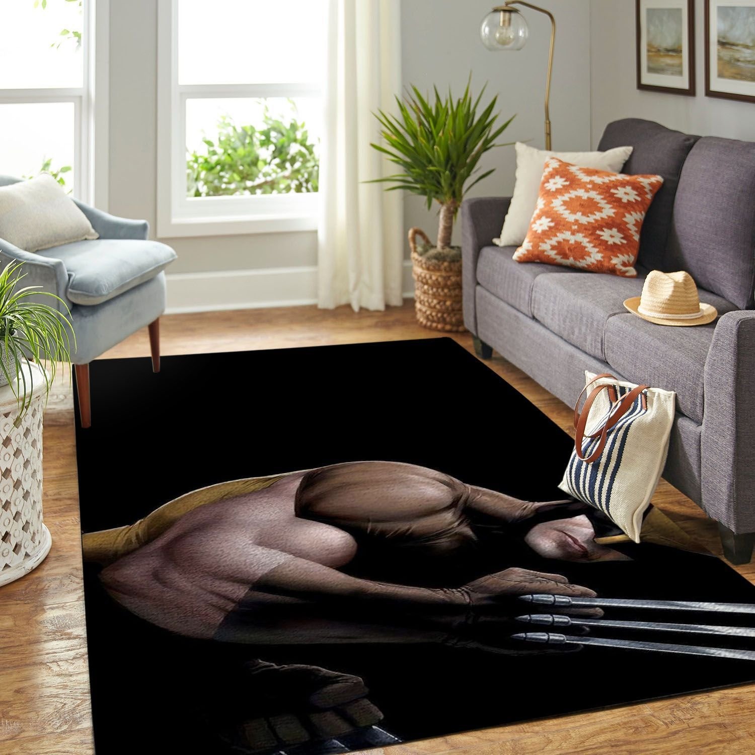 Amazon Wolverine Xmen Living Room Area Rug