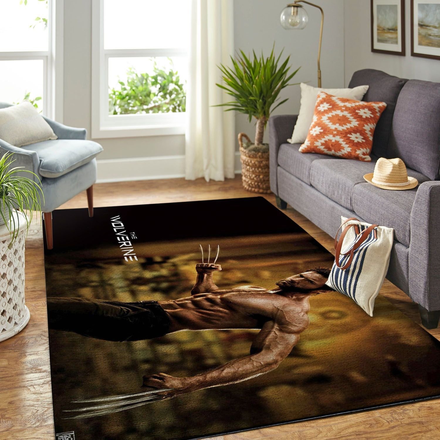 Amazon Wolverine Xmen Living Room Area Rug