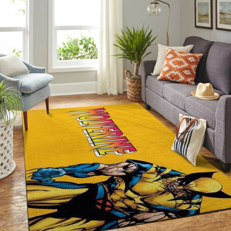 Amazon Wolverine Xmen Living Room Area Rug