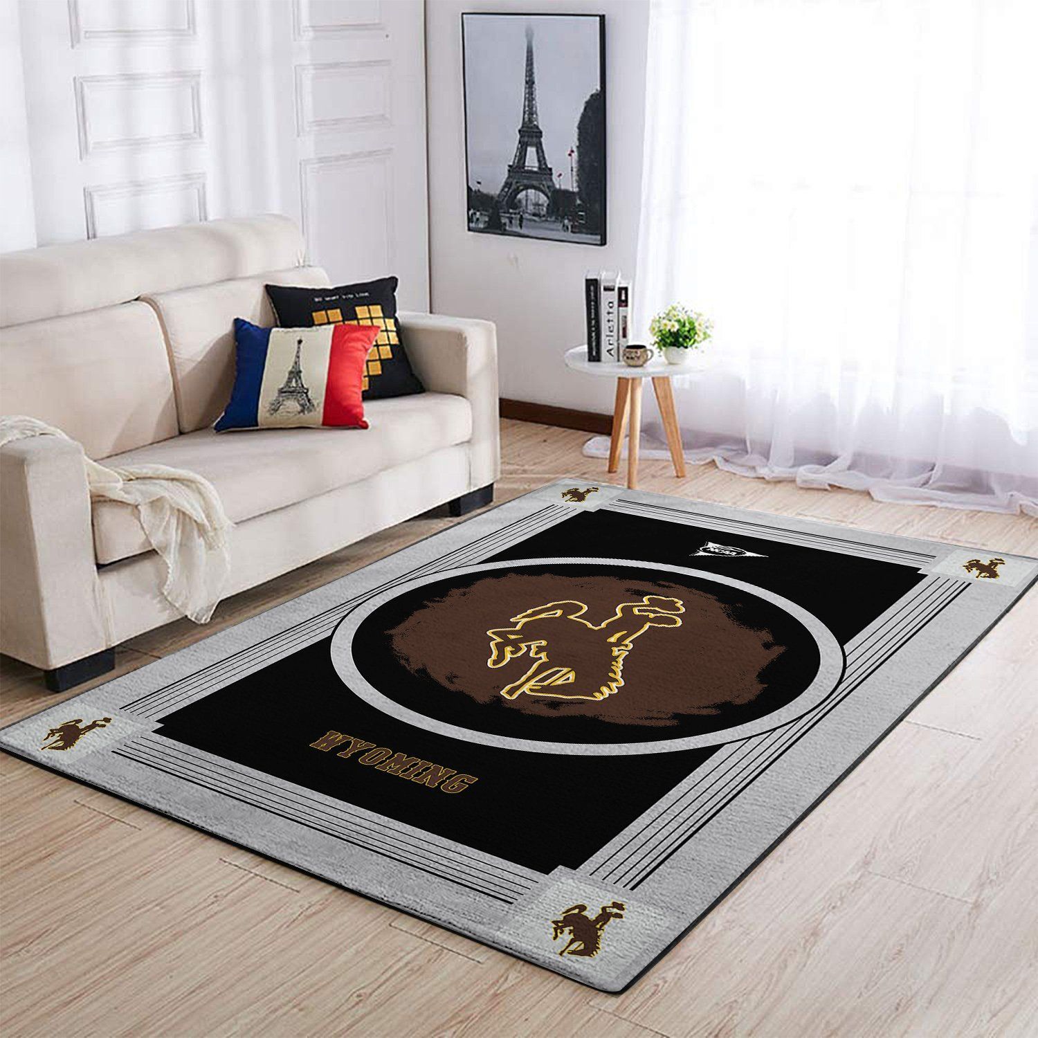 Amazon Wyoming Cowboys Living Room Area Rug