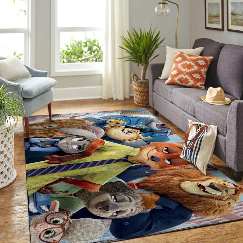 Amazon Zootopia Disney Movie Living Room Area Rug