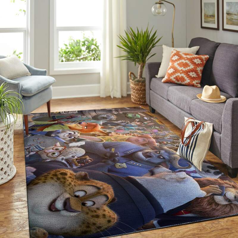 Amazon Zootopia Disney Movie Living Room Area Rug