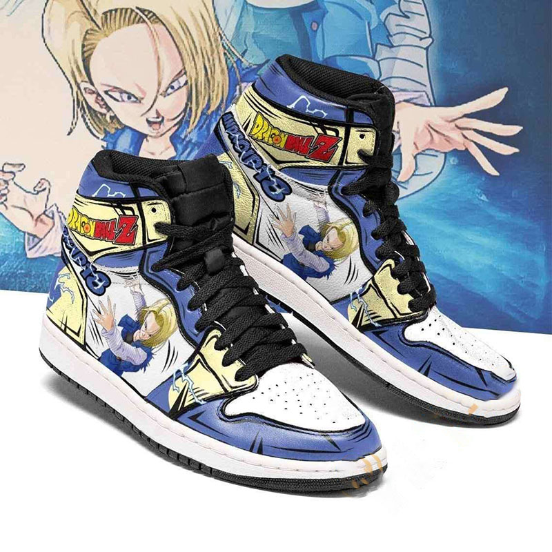 Android Dragon Ball Z Anime Sneakers Air Jordan Shoes 7 Android Dragon Ball Z Anime Sneakers Air Jordan Shoes