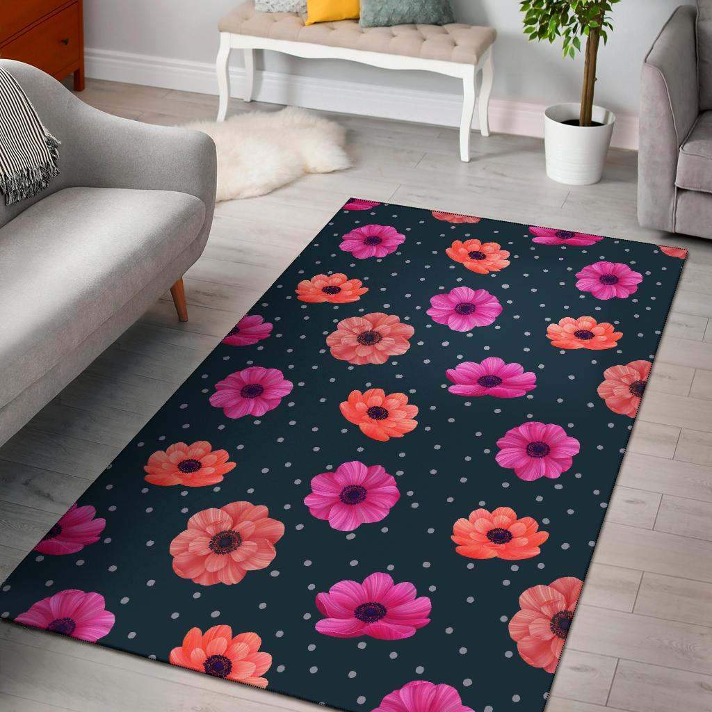 Anemone Pattern Print Design Limited Edition Rug 7 Anemone Pattern Print Design Limited Edition Rug