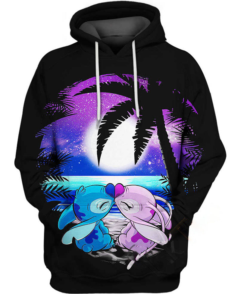 Angel And Stitch Hoodie 3D