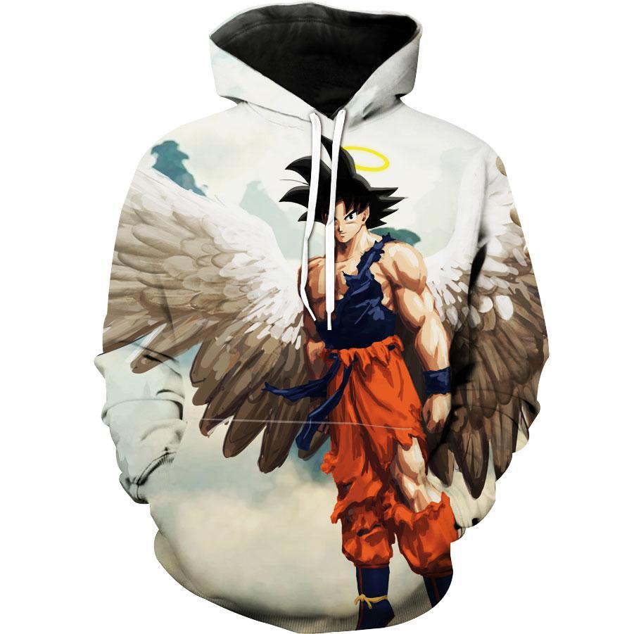 Angel Goku Dragon Ball Z Goku Angel Hoodie 3D