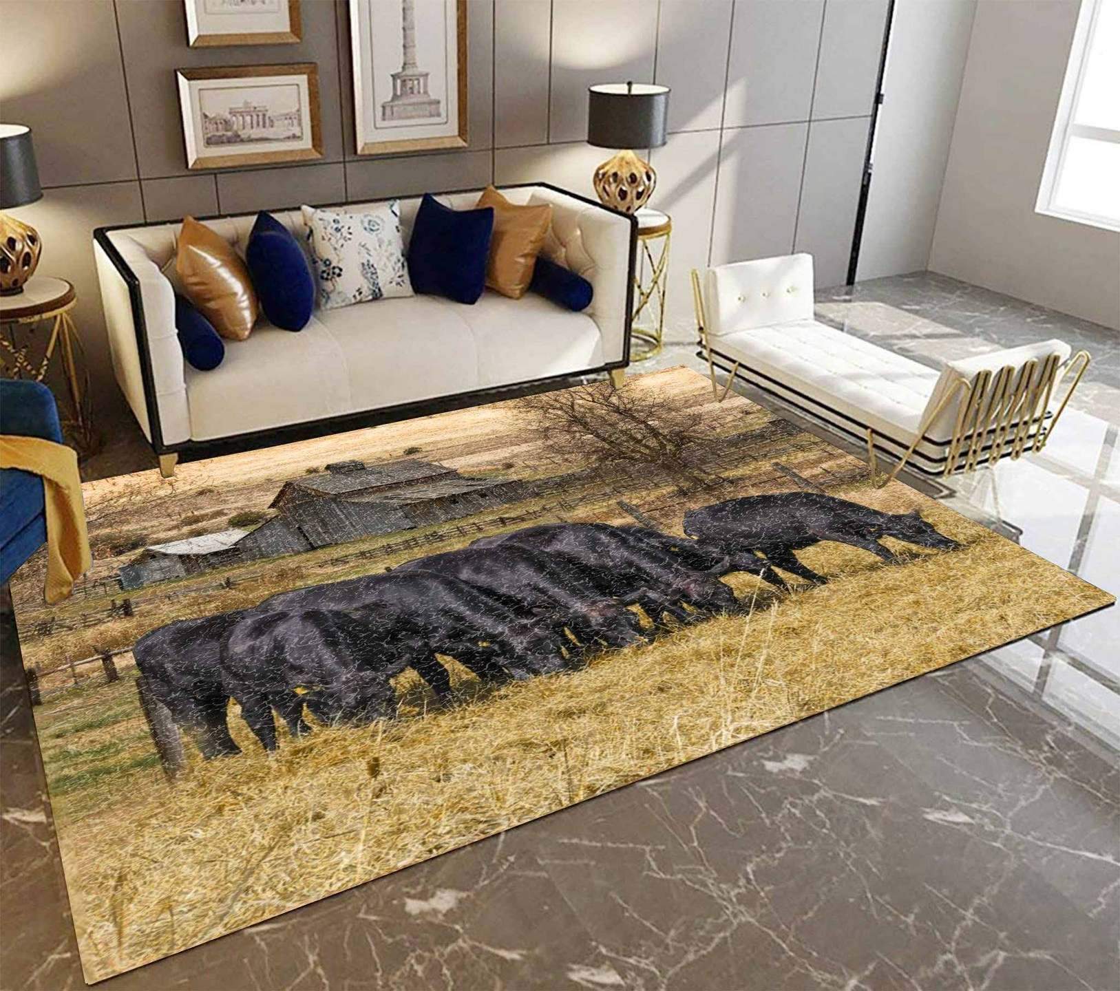 Angus Cattles Farm Limited Edition Rug 5 Angus Cattles Farm Limited Edition Rug