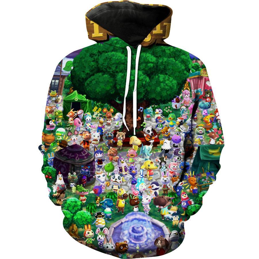 Animal Crossing Animal Crossing New Horizons Gaming Hoodie 3D