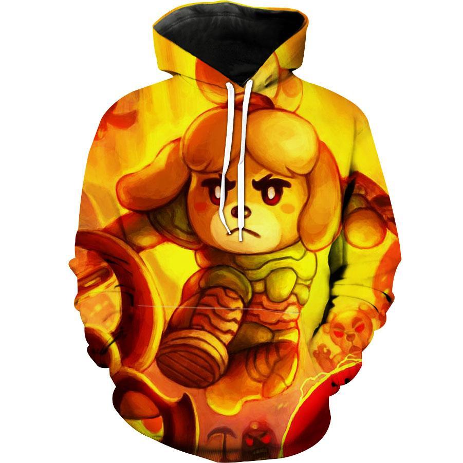 Animal Crossing Dog Animal Crossing Hoodie 3D
