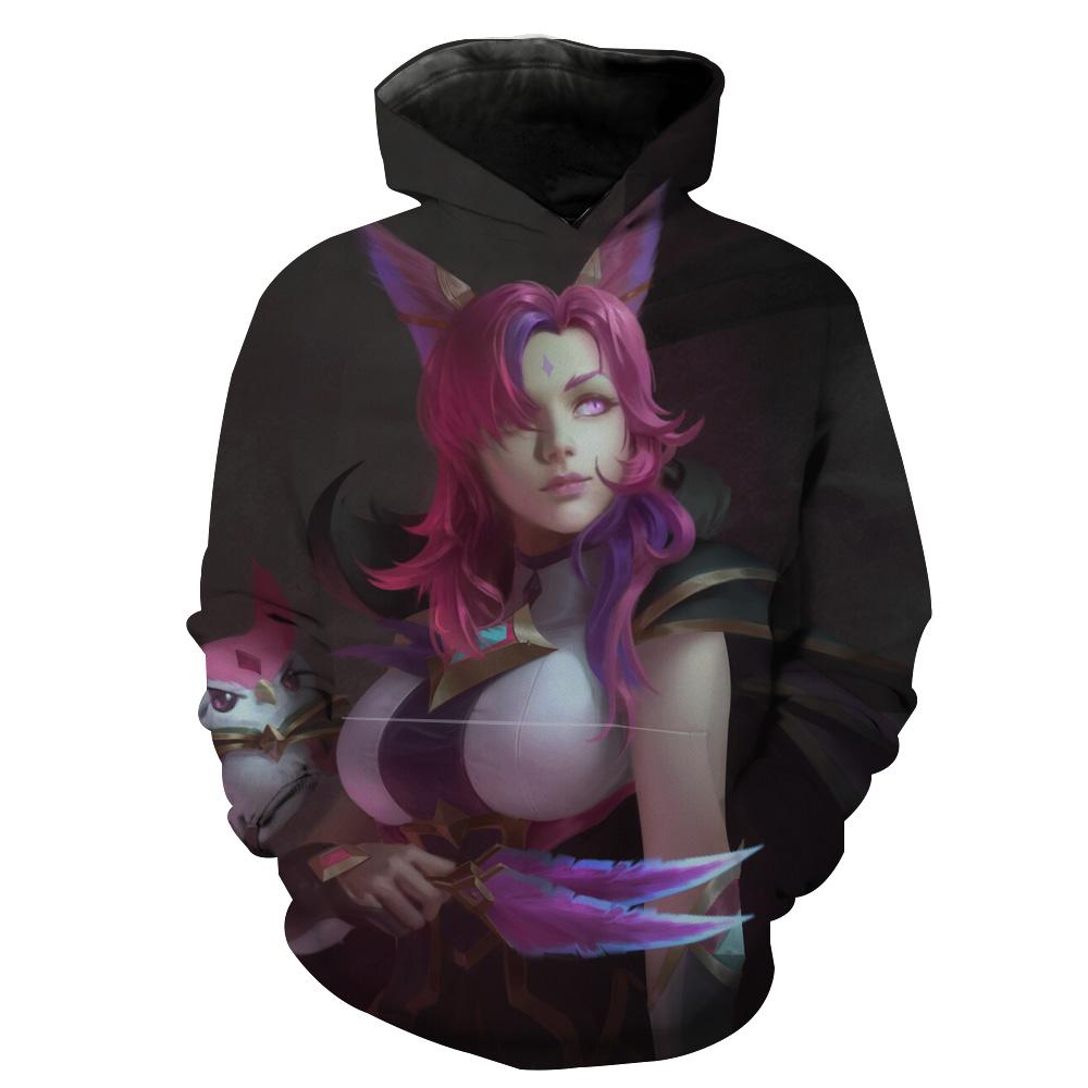 Anime Xiyah Anime Style League Lol Hoodie 3D 2 Anime Xiyah Anime Style League Lol Hoodie 3D