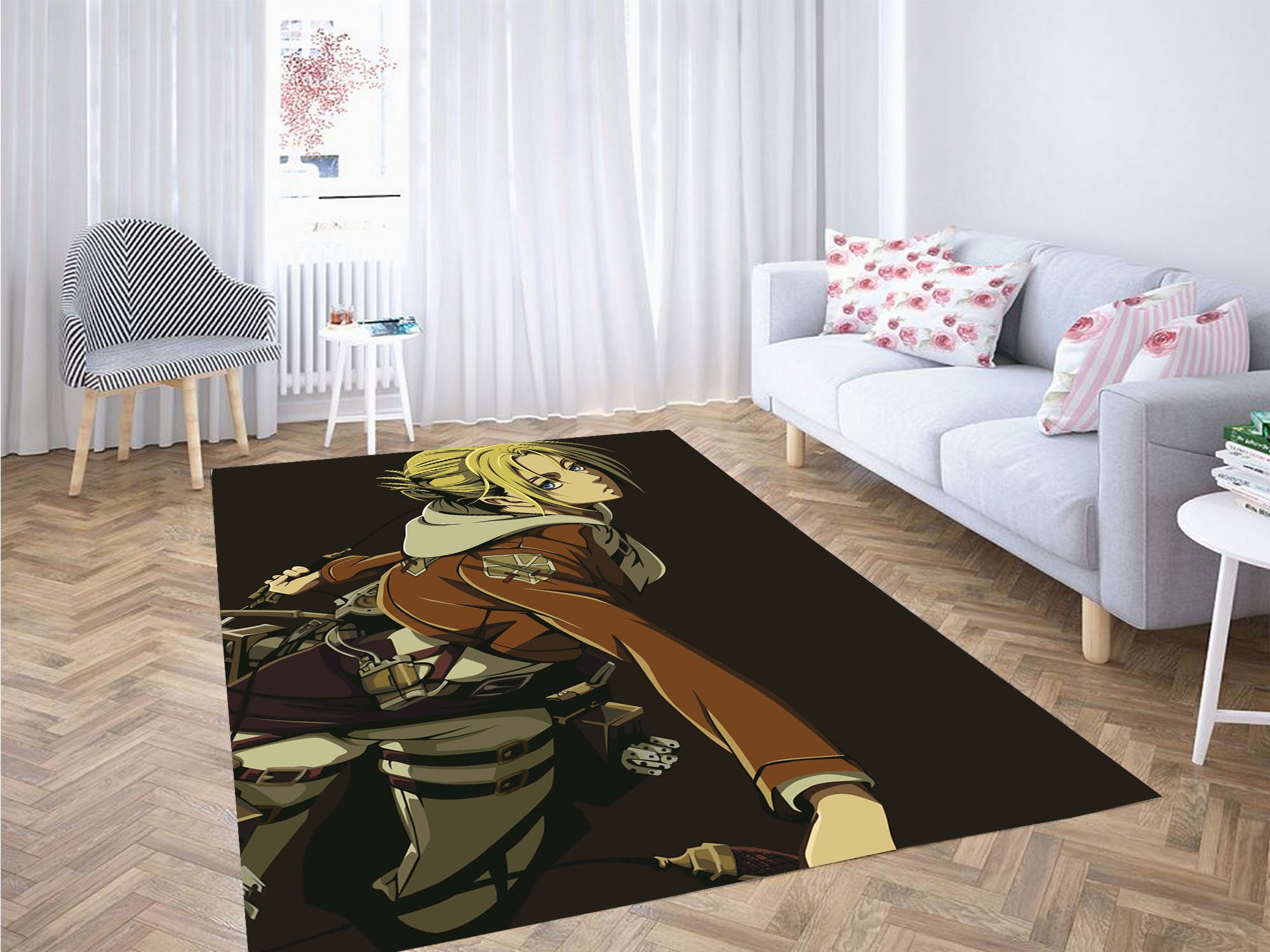 Annie Leonhart Attack On Titan Carpet Rug 1 Annie Leonhart Attack On Titan Carpet Rug