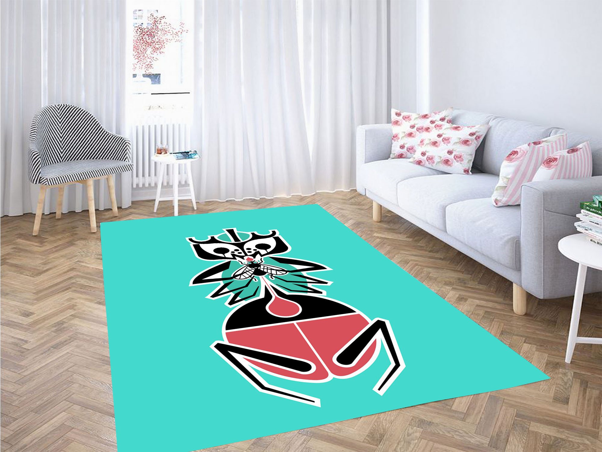 Ant By Primitive Skateboard Carpet Rug 2 Ant By Primitive Skateboard Carpet Rug