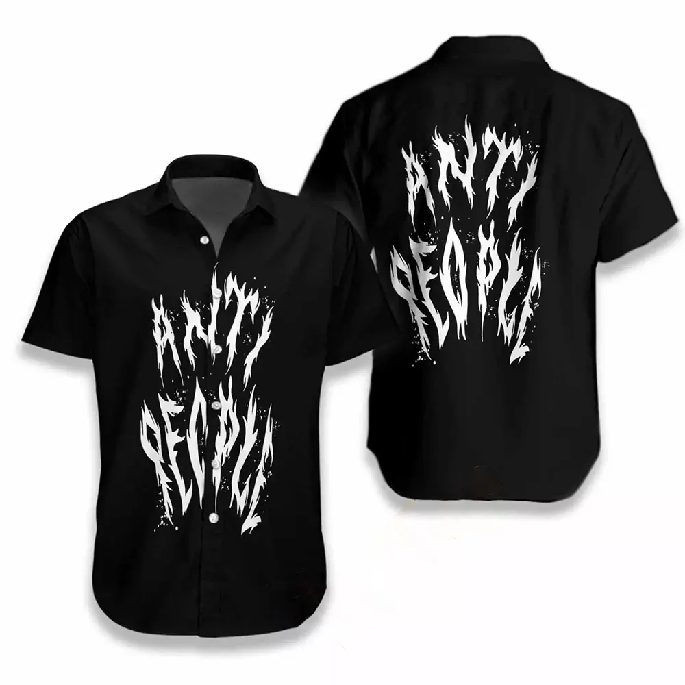 Anti People Goth Hawaiian shirts