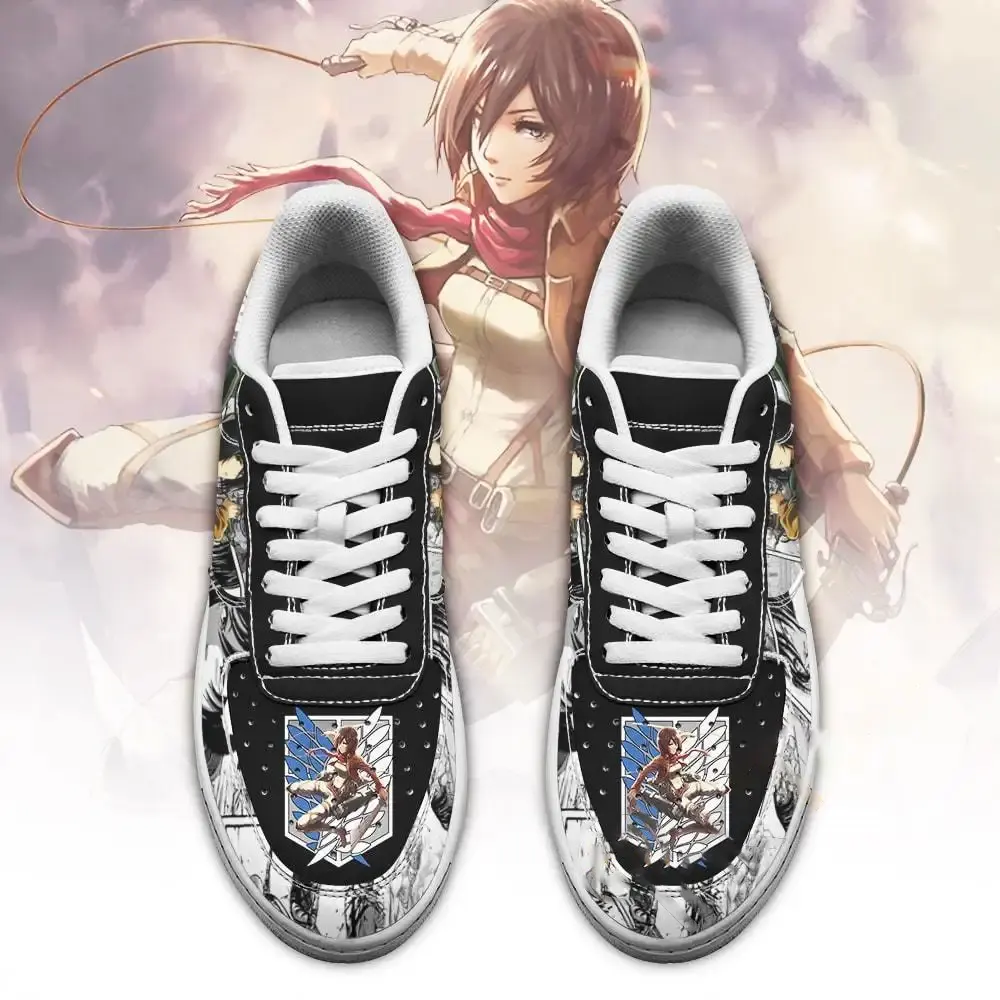 Mikasa Attack On Titan Anime Mixed Manga Amazon Nike Air Force Shoes