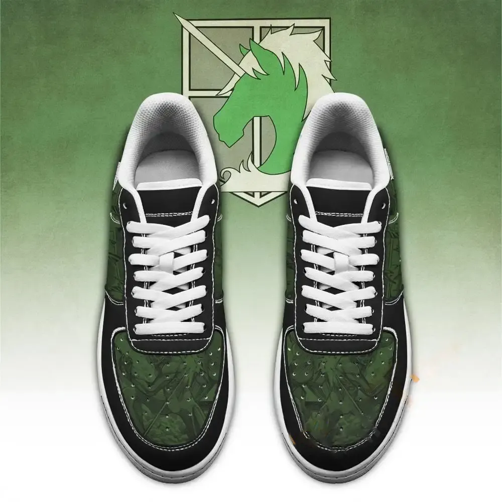 AOT Military Slogan Attack On Titan Anime Nike Air Force Shoes