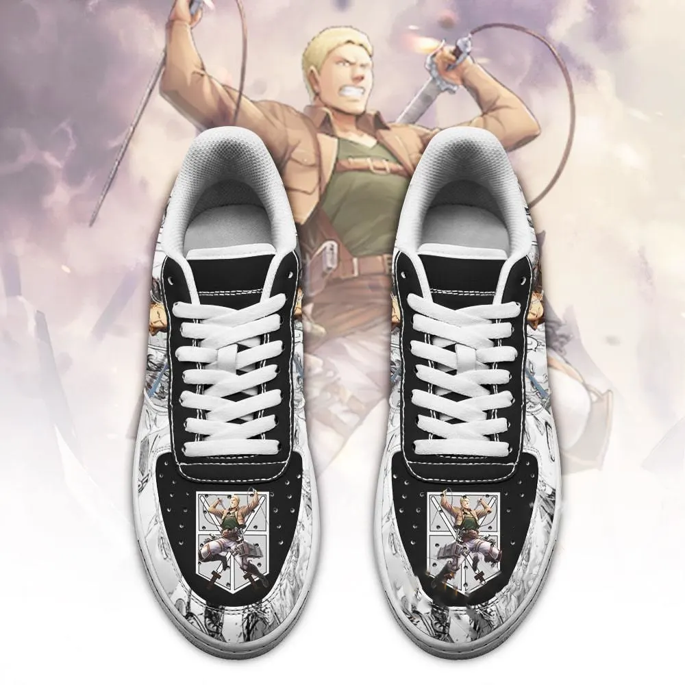 Aot Reiner Attack On Titan Anime Manga Amazon Nike Air Force Shoes 2 Aot Reiner Attack On Titan Anime Manga Amazon Nike Air Force Shoes