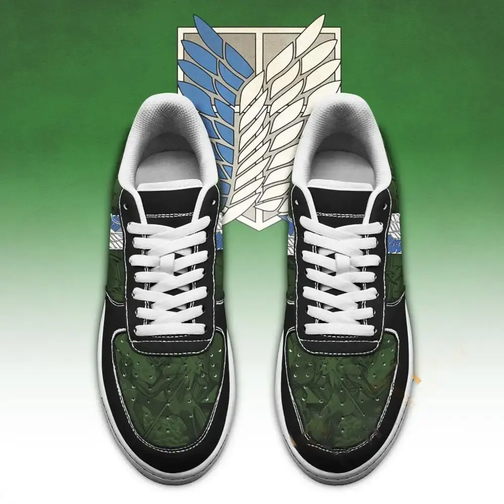 AOT Scout Regiment Attack On Titan Anime Amazon Nike Air Force Shoes