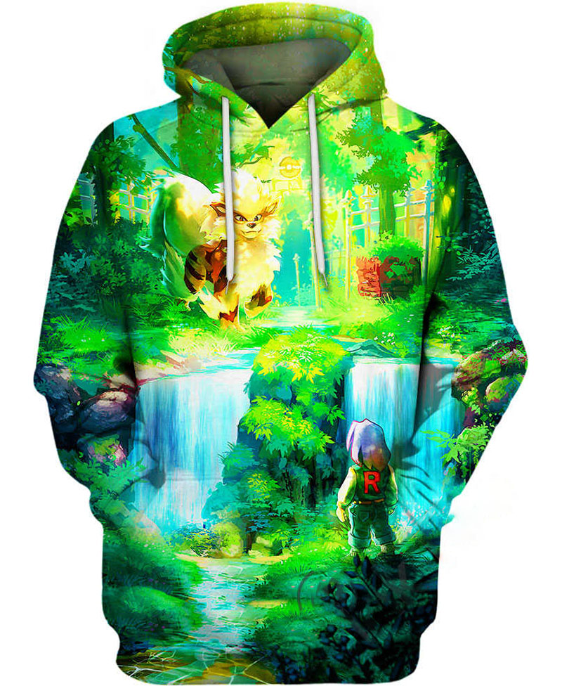 Arcanine Pokemon Hoodie 3D
