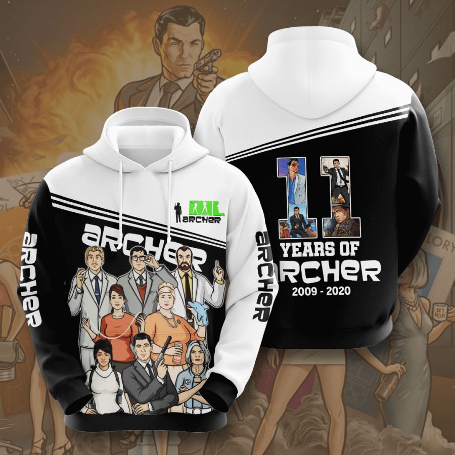 Archer Custom Hoodie 3D 11 Archer Custom Hoodie 3D