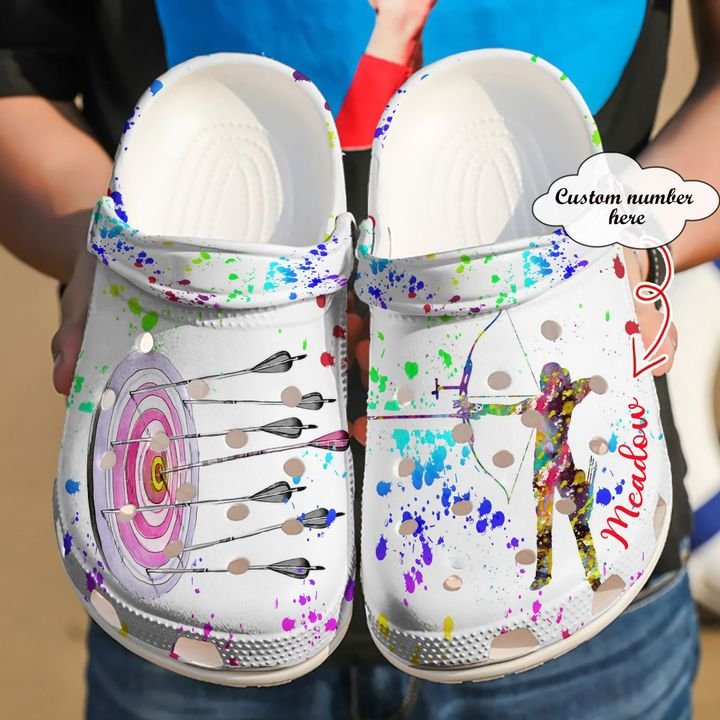 Archery Personalized Girl V2 Crocs Clog Shoes 11 Archery Personalized Girl V2 Crocs Clog Shoes