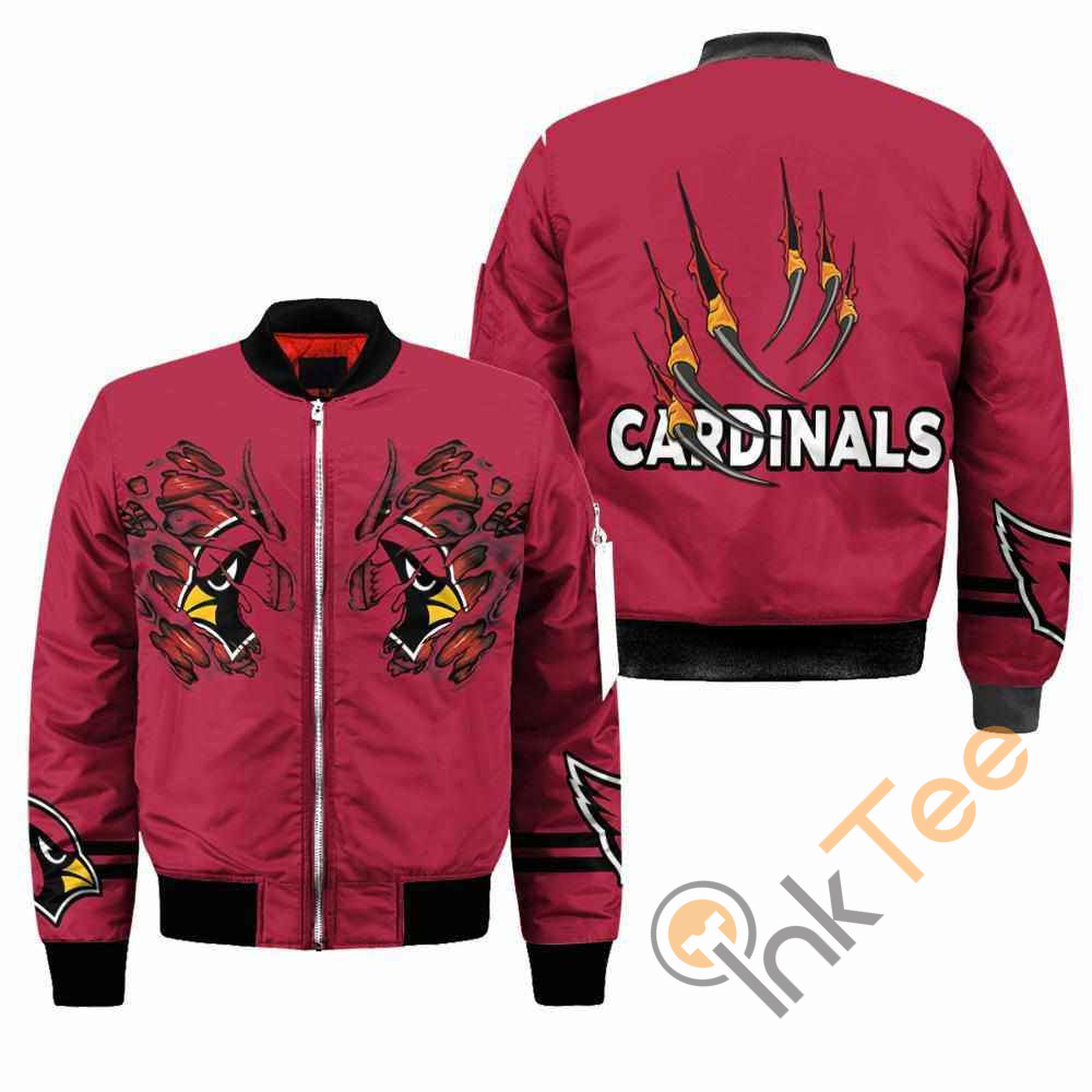 Arizona Cardinals NFL Claws Apparel Best Christmas Gift For Fans Bomber Jacket