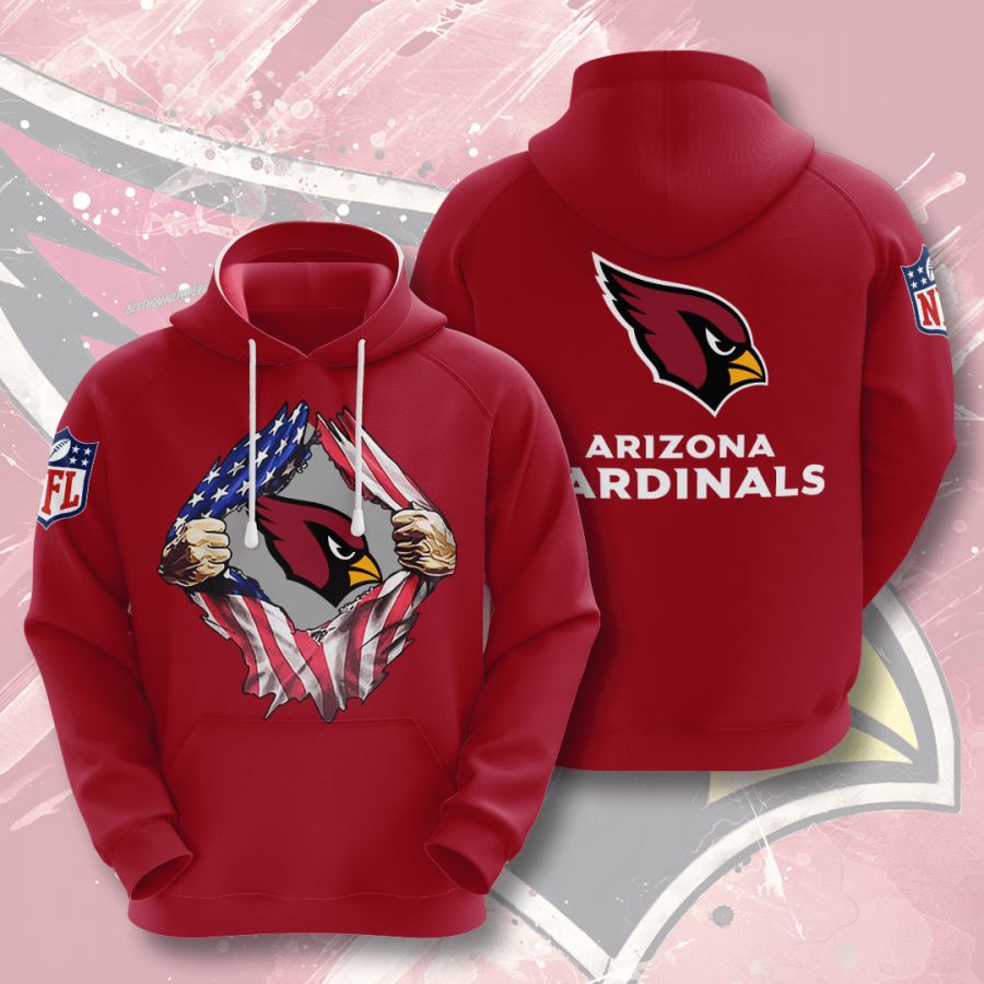 Arizona Cardinals Custom Hoodie 3D 12 Arizona Cardinals Custom Hoodie 3D