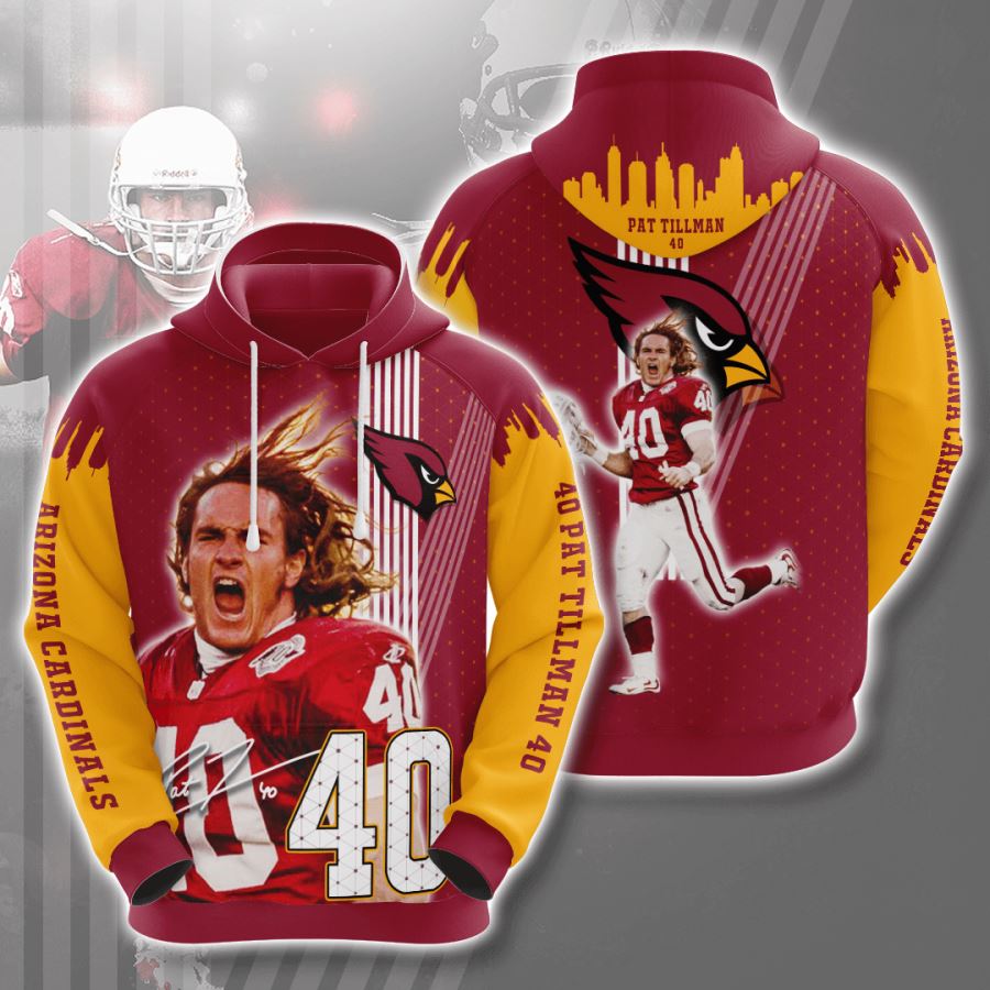 Arizona Cardinals Custom Hoodie 3D 1 Arizona Cardinals Custom Hoodie 3D