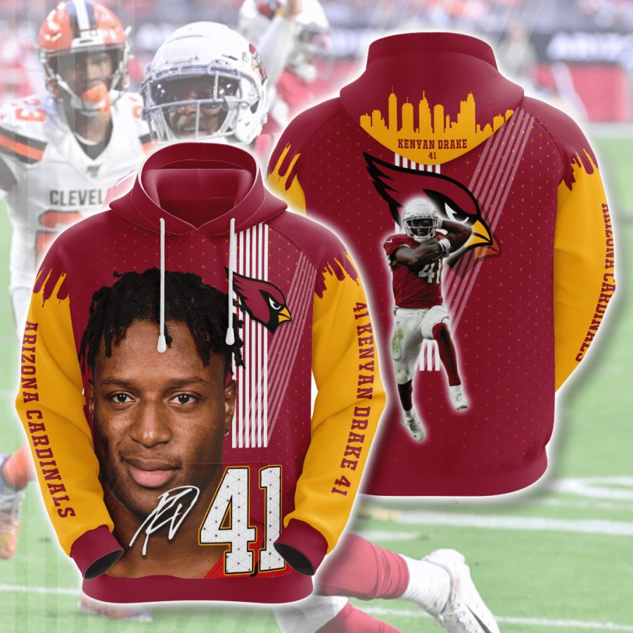 Arizona Cardinals Custom Hoodie 3D 11 Arizona Cardinals Custom Hoodie 3D