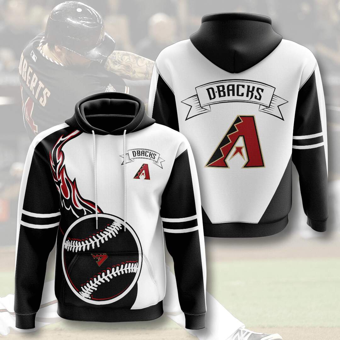 Arizona Diamondbacks Custom Hoodie 3D 1 Arizona Diamondbacks Custom Hoodie 3D