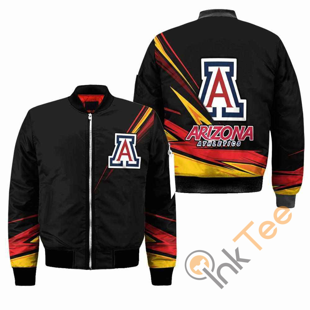 Arizona Wildcats NCAA Black Apparel Best Christmas Gift For Fans Bomber Jacket