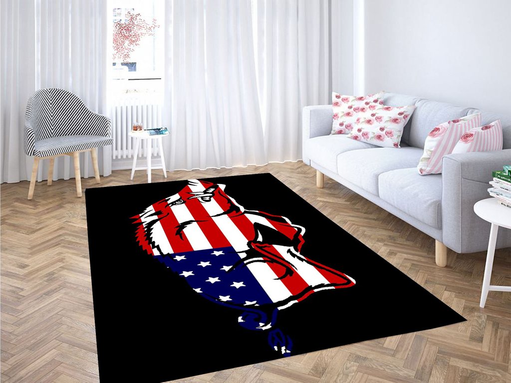 Arkansas Razorbacks Baseball American Flag Living Room Modern Carpet Rug 1 Arkansas Razorbacks Baseball American Flag Living Room Modern Carpet Rug