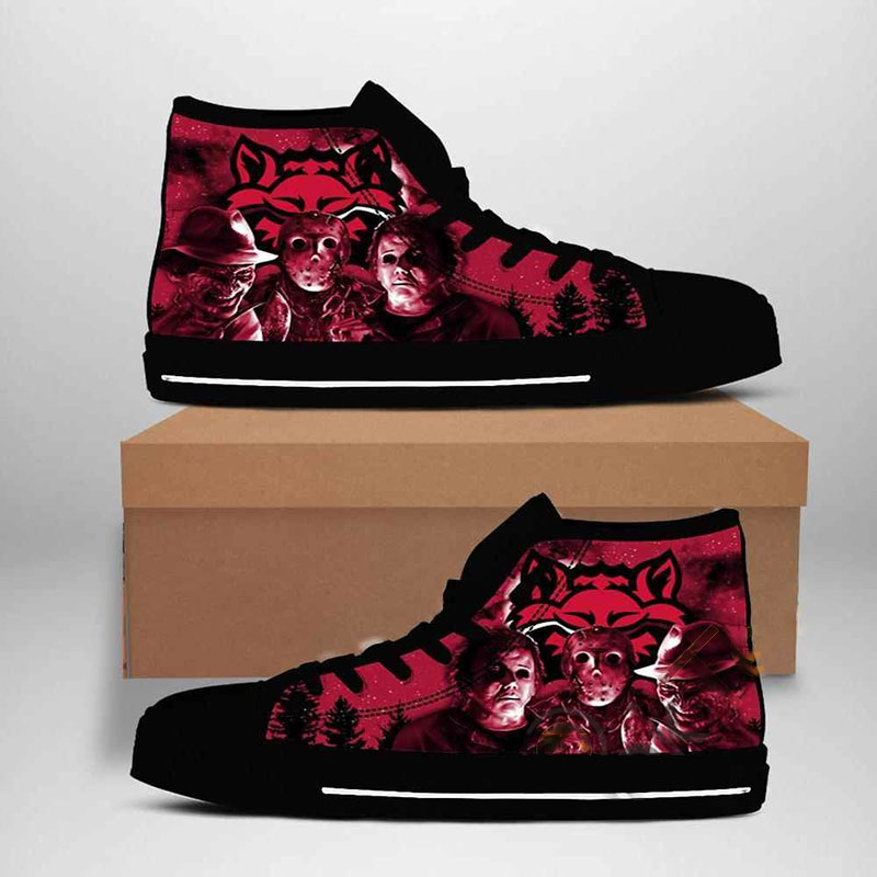 Arkansas State Red Wolves Ncaa High Top Shoes 1 Arkansas State Red Wolves Ncaa High Top Shoes