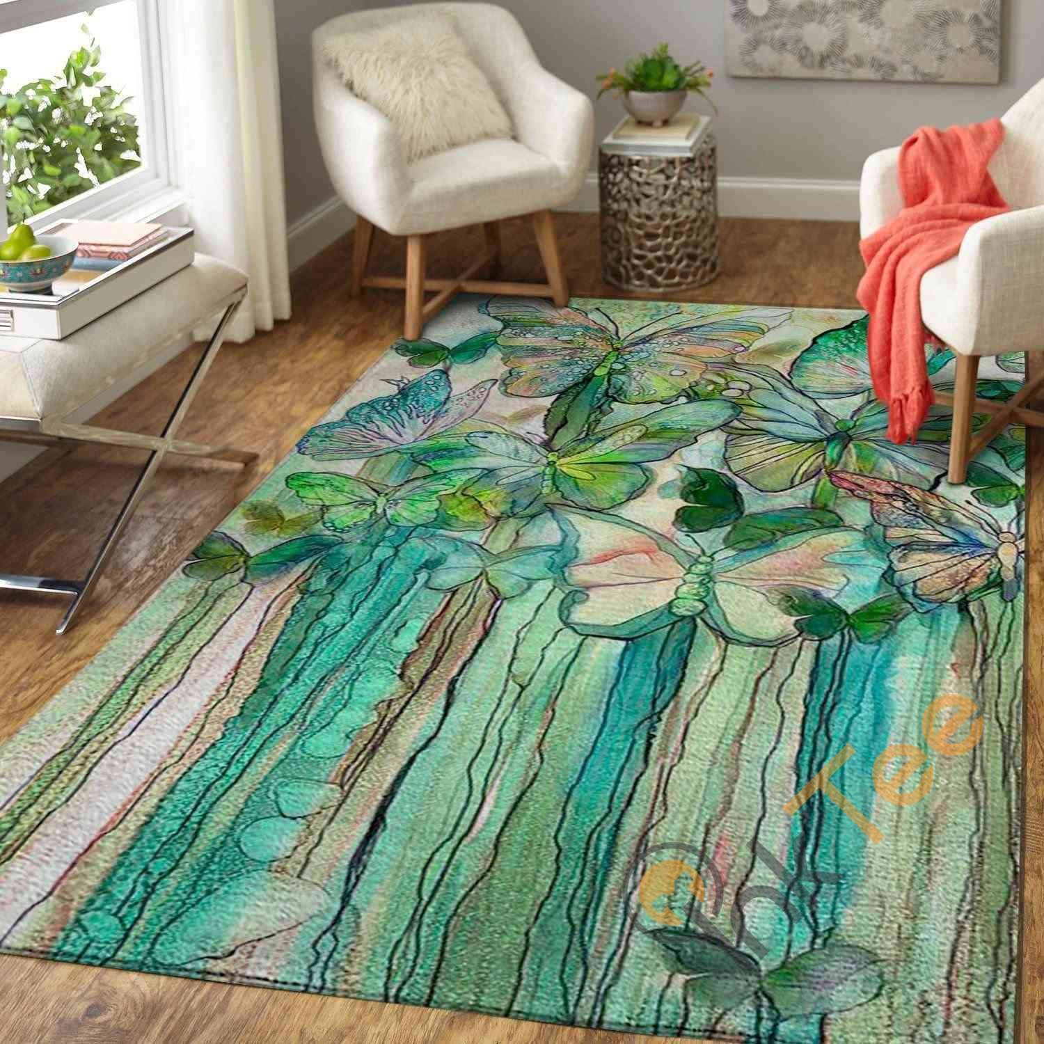 Art Of Butterfly Area Rug 1 Art Of Butterfly Area Rug