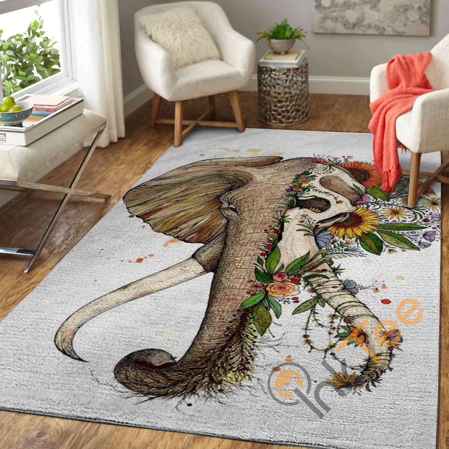 Art Of Elephant Area Rug 3 Art Of Elephant Area Rug